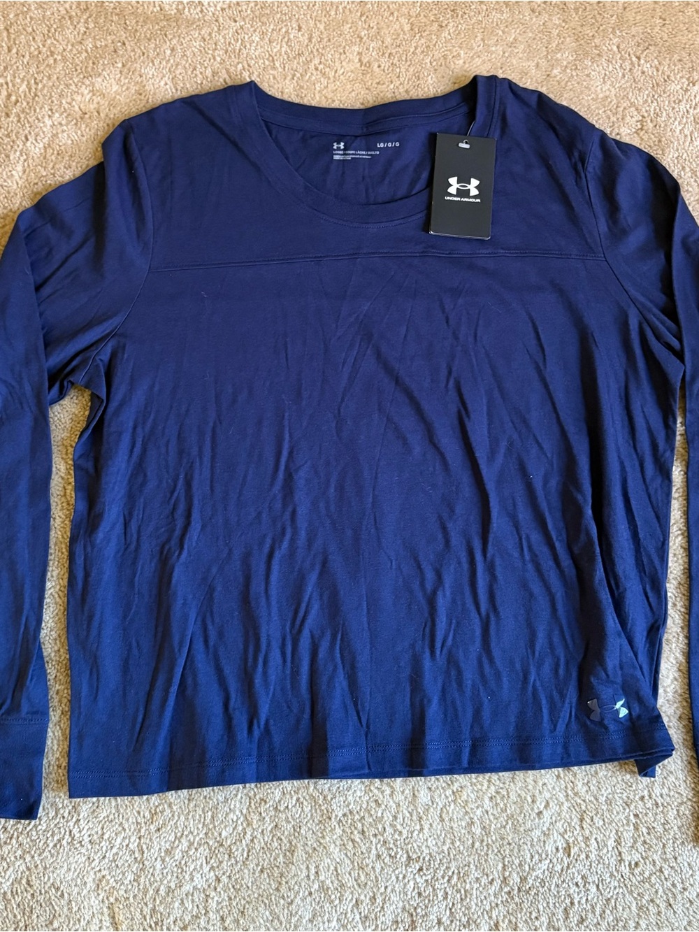 Under Armour long sleeve shirt- NWT- large